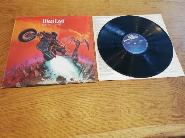 Meat Loaf-Bat out of Hell 1985 Epic Cleveland International Records PE 34974 Canadische Pressung VG/VG+